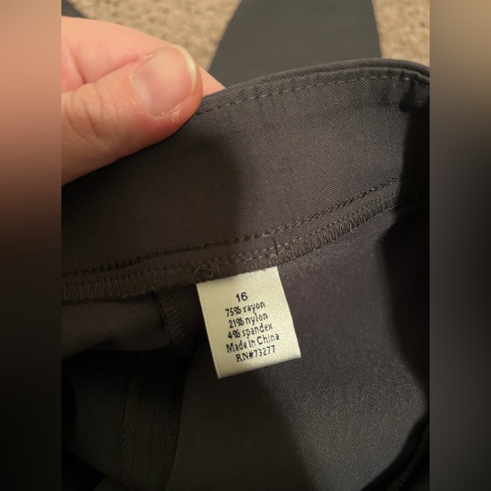 Croft&Barrow Slip‎ On Pants | 16 | NWOT - Picture 3 of 6